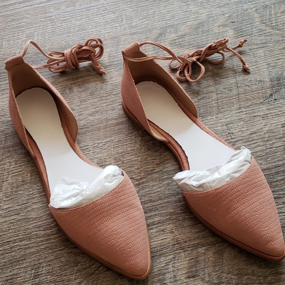 Madewell Ankle Wrap D'Orsay Flats - Picture 4 of 6